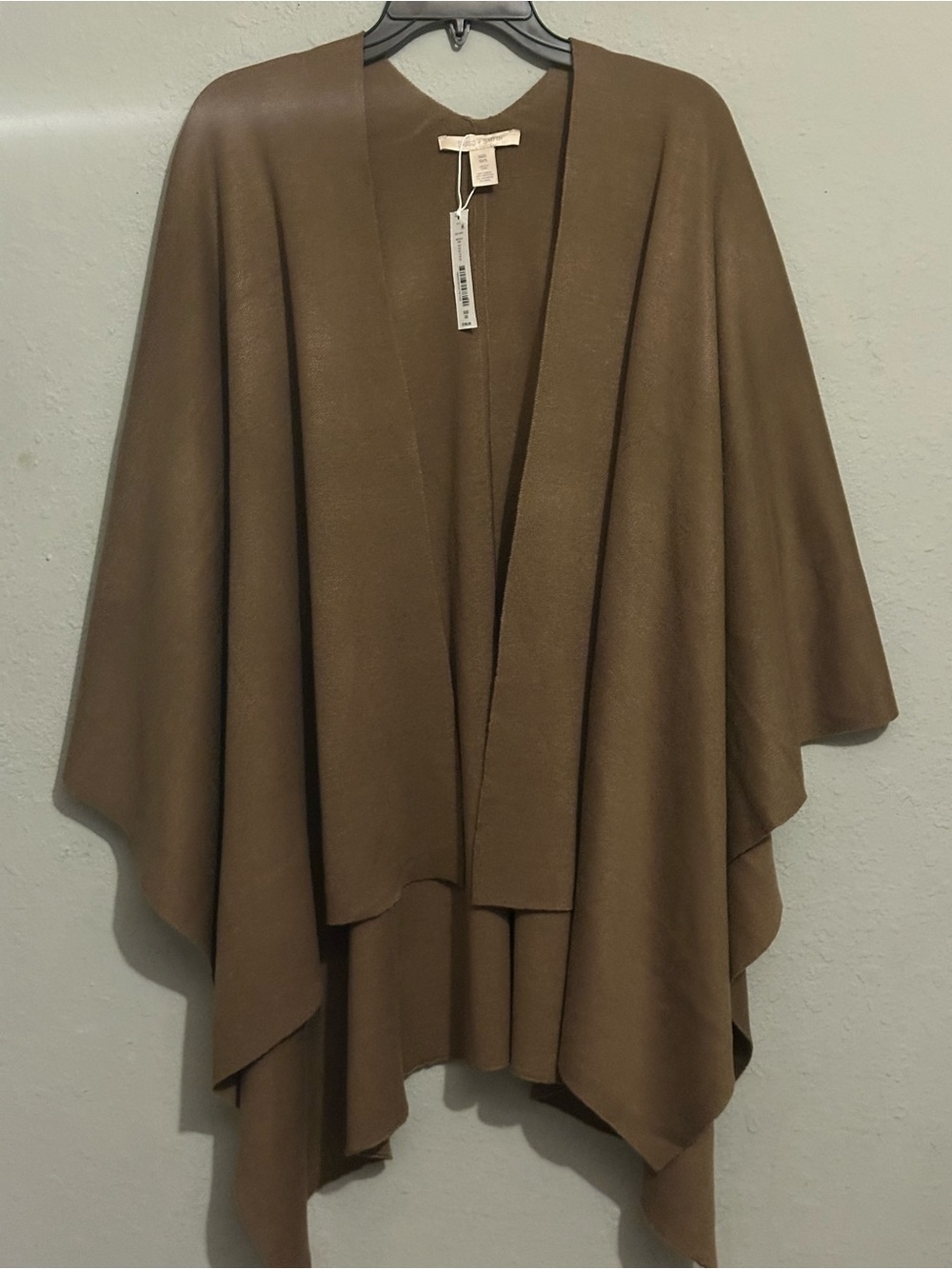 Sasso + Smyth Ruana Open Poncho in Camel One Size